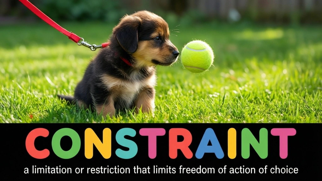 English Illustration for constraint